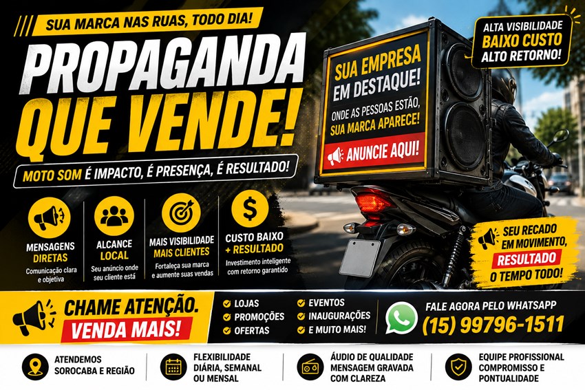Exemplo de roteiro de propaganda para moto som com estrutura de copywriting e gatilhos mentais